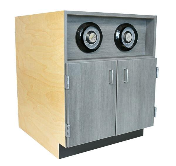 24” 2 Cup Dispenser Cabinet